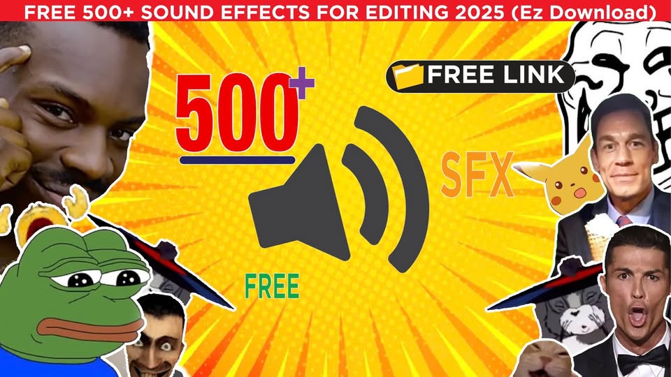 TẶNG BẠN 500 SOUND EFFECTS MIỄN PHÍ – FULL THỂ LOẠI Tài Khoản Kling AI Premium Giá Rẻ 1 Tháng