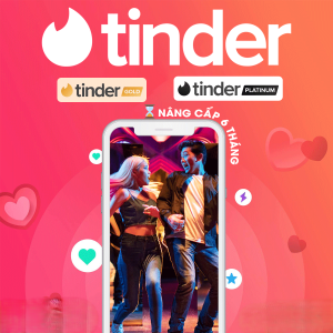 Nâng Cấp Tinder Gold, Platinum Chính Chủ Nâng Cấp Tinder Gold, Platinum Chính Chủ Giá Rẻ