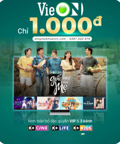 Mua gói VieON giá rẻ, chính hãng, dùng được cho Tivi