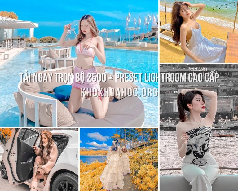 TẢI NGAY Trọn Bộ 2500 + Preset Lightroom Cao Cấp