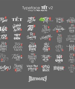 PSD Tết Việt Typeface Siêu Đẹp