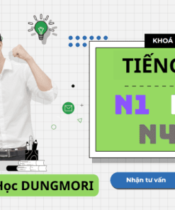 Khóa Học Dungmori Combo Tiếng Nhật Từ N1 đến N5