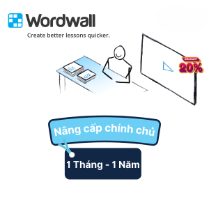 Nâng cấp Wordwall chính chủ giá rẻ