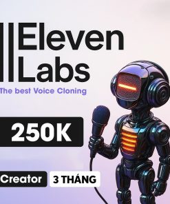 Tài Khoản Elevenlabs Creator Giá Rẻ - Nâng Cấp Chính Chủ